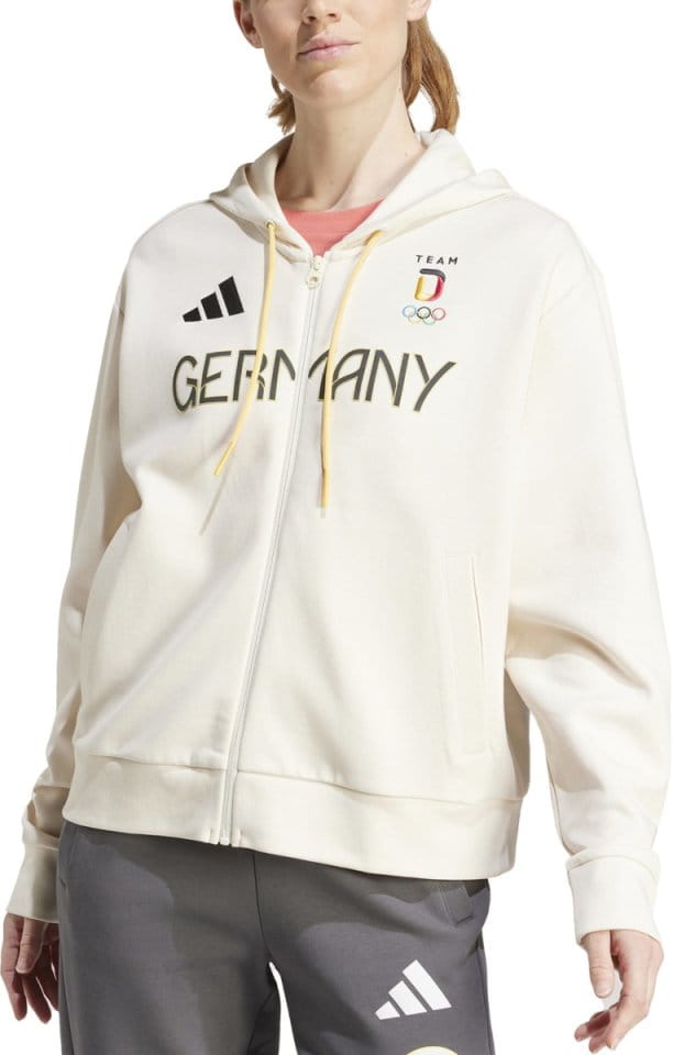 Суитшърт с качулка adidas Team Germany